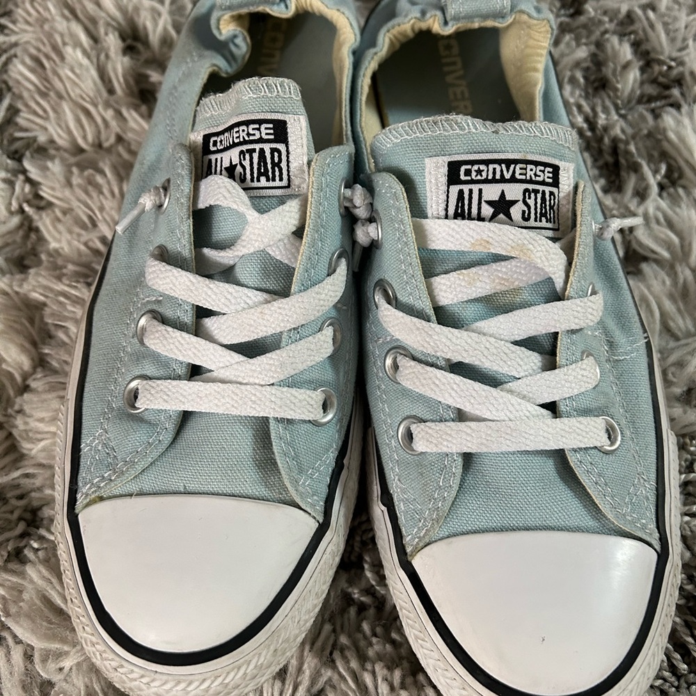 Converse Light Blue All Star Sneakers
